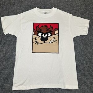 VTG 90s T-Shirt Tasmanian Devil Acme Youth Large Looney Tunes Warner Bros 1995‎